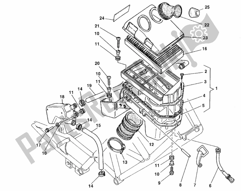 Todas las partes para Consumo de Ducati Monster 750 Dark 1999